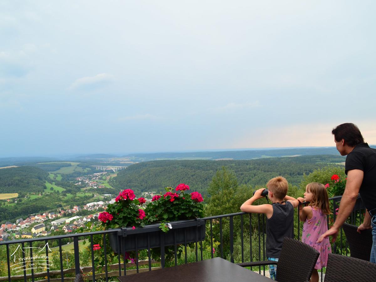 Die Triniushuette "Thueringens Schoenste Aussicht" 호텔 Rauenstein 외부 사진