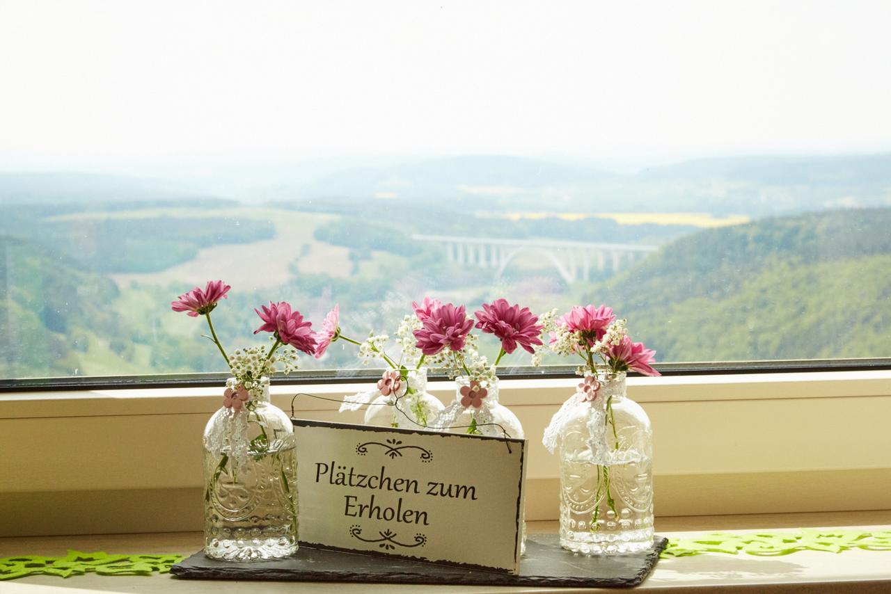 Die Triniushuette "Thueringens Schoenste Aussicht" Rauenstein 외부 사진