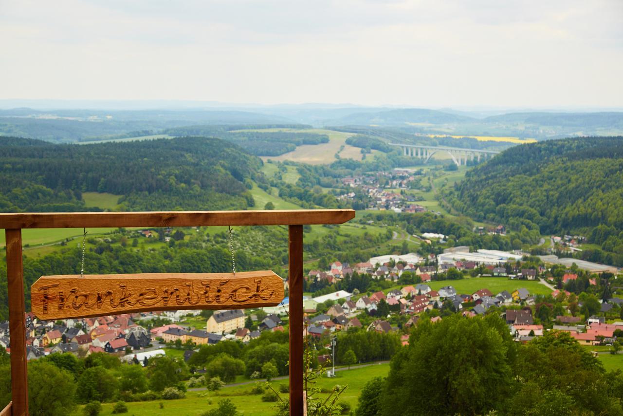 Die Triniushuette "Thueringens Schoenste Aussicht" 호텔 Rauenstein 외부 사진